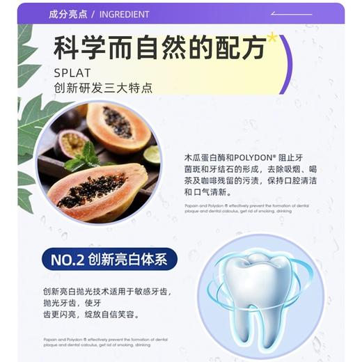 【中欧班列】俄罗斯原装进口SPLAT斯普雷特成人系列牙膏 100ml/盒 商品图7