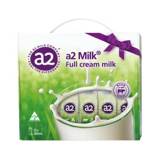 a2全脂进口纯牛奶200ml*12/件 商品图0