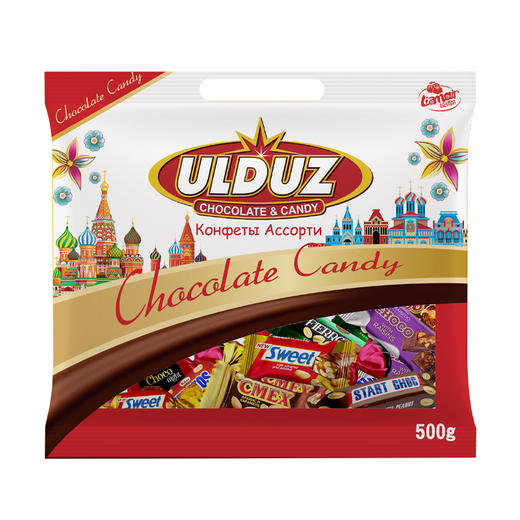 【中欧班列精选】俄罗斯进口士力架  焦糖 巧克力 费列罗花生夹心糖500g 商品图12