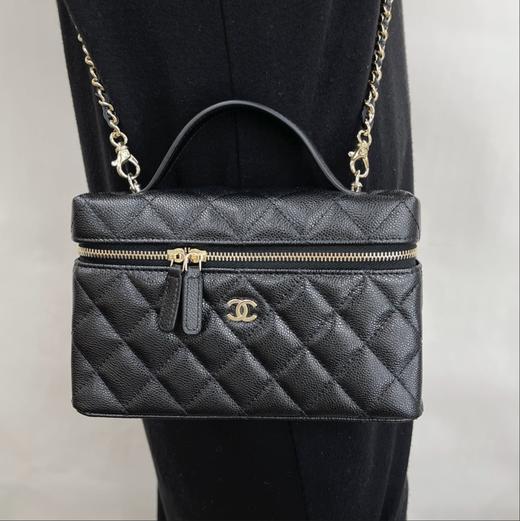 【预定超惠秒】香奈儿 CHANEL 25C 菱格鱼子酱小牛皮方形单肩斜挎手提包AP4385 商品图5