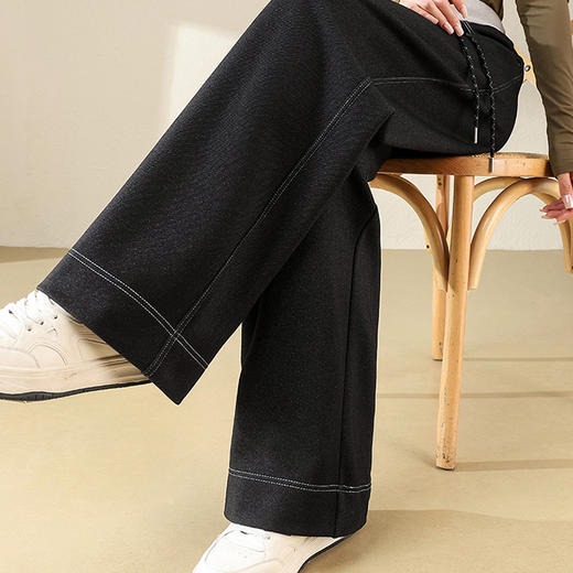 垂顺有型的简约清爽牛仔直筒裤 显瘦不起皱 包容各种腿型 商品图8