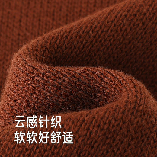 【商场同款】英氏儿童围巾带手套男童保暖复古针织秋冬新款 商品图1