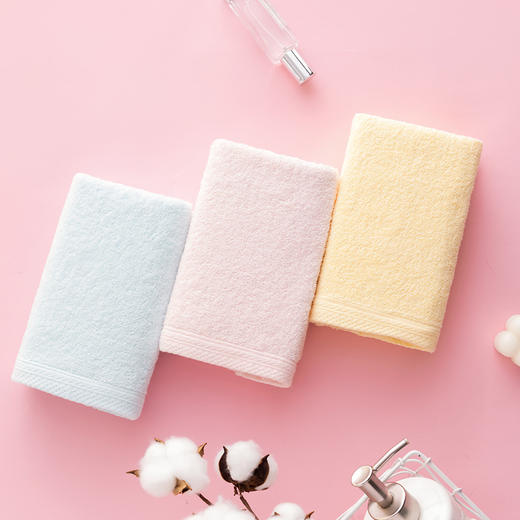 内野X-简约素色缎边面巾 34*75cm 商品图3