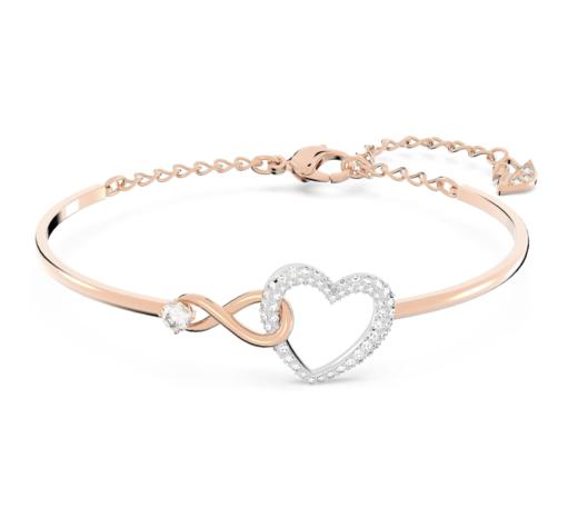 【超惠秒】SWAROVSKI 施华洛世奇 女士永恒的爱心钻手镯 5518869 商品图0