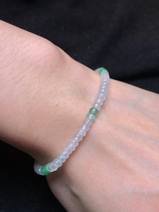 4mm翡翠算盘珠手串 商品图3