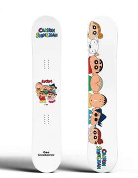 2526Gee snowboard雪板 蜡笔小新 幼稚园