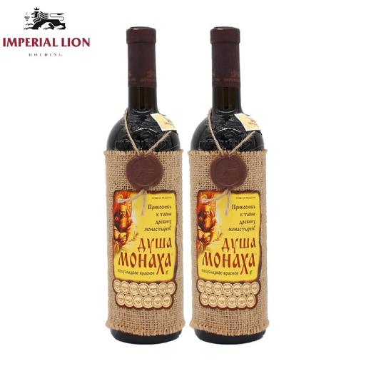 【中欧班列精选】俄罗斯原装进口摩尔多瓦修道士红酒麻袋片半甜红葡萄酒750ML 商品图3