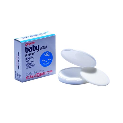 PIGEON 贝亲婴儿爽身粉（新旧包装随机发货）粉饼状 45g 商品图0