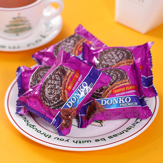 【中欧班列精选】俄罗斯三明治 俄罗斯原装进口三明治饼干 拉迈尔牌巧克力味饼干500g/袋 商品图8