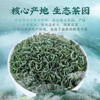 茶马世家绿茶 新茶春茶一级口粮茶恩施硒茶高山云雾茶浓香型袋装茶叶500g /水饮冲调 /茗茶 /绿茶 商品图5