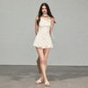 Ariseism 美式复古米色带挂脖连衣裙女夏季新款裙子 商品缩略图4