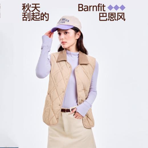 可拆翻领绗缝羊毛马夹 男女同款 保暖百搭 商品图1