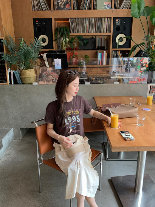 金蘑菇菇 妮妮的常服 / 芭蕾少女也爱工装 薄款松紧腰甜酷工装裤 商品图2