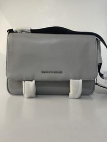 【现货超惠秒】Emporio Armani  男士 真皮防风雨 翻盖单肩包 10164