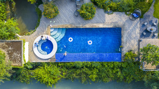 【都江堰·582号院】4房/5房泳池/温泉私汤院子，青城前山下，超大庭院，熊猫谷，融创乐园，台球、K歌，机麻，K歌ptyg 商品图5