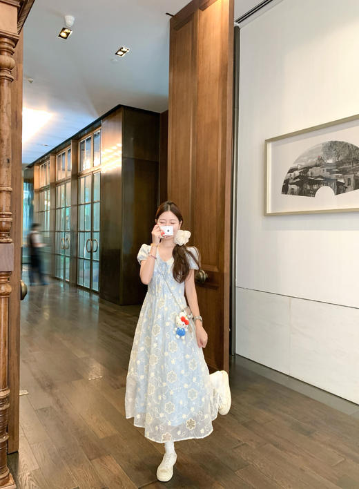 <曾小咸推荐>现货秒杀！微信超特价！法式气质V领蕾丝镂空连衣裙 长款 日常269.99  立减140 秒杀129.99！ 短款 日常229.99 立减100 秒杀129.99！ 商品图10