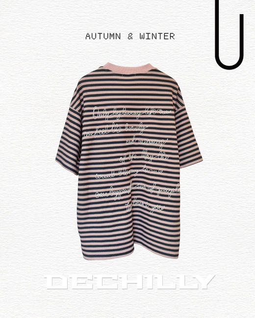 532512558条纹短袖T恤 商品图1