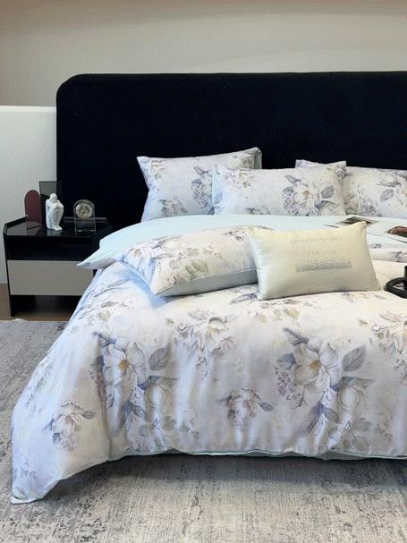 热卖！100%兰精天丝！恒源祥高品质四件套  中华老字号严选 奢华质感 数码印花 柔软亲肤 床单床笠款可选 商品图2