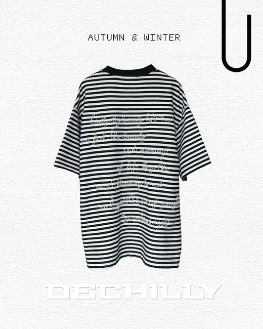 532512558条纹短袖T恤 商品图3