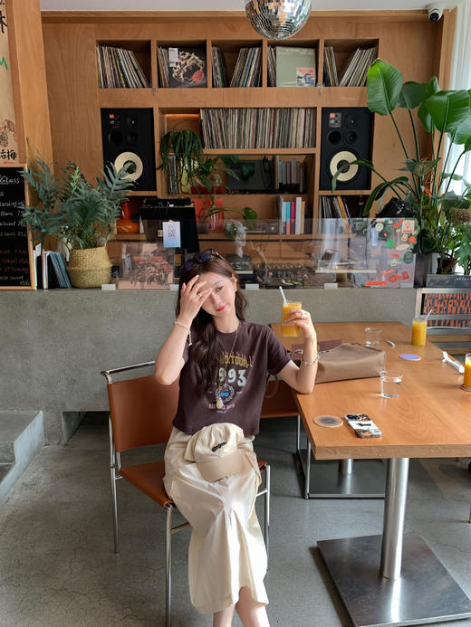 金蘑菇菇 妮妮的常服 / 芭蕾少女也爱工装 薄款松紧腰甜酷工装裤 商品图3