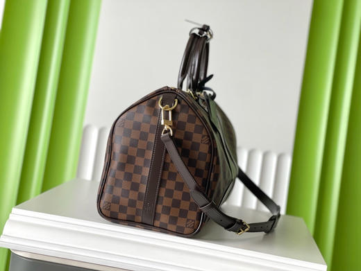 夏季特惠💰900 原单LV N41418 尺寸：45×27×20cm KEEPALL 啡格旅行袋 变码芯片 商品图1