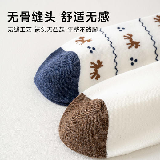 女士休闲中筒袜（森系） 商品图3