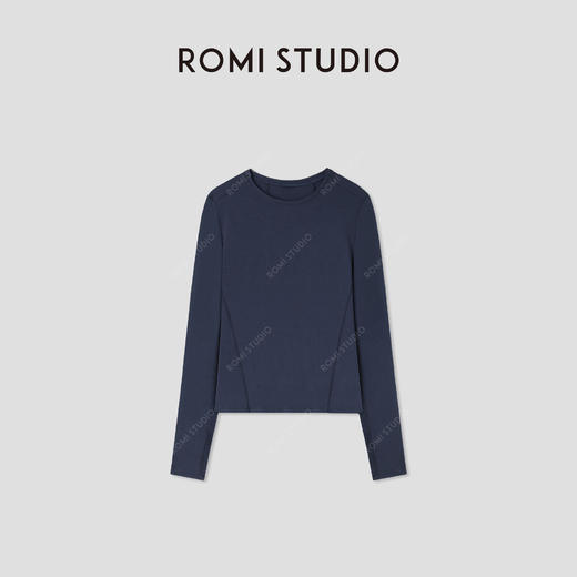 ROMI STUDIO“轻盈自在”绵羊毛混纺亲肤爽滑长袖上衣 RWCSSD2717 商品图0