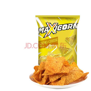 Maxicorn玉米片420g（奶酪味140g+原味140g+烧烤味140g）袋装印尼进口零食 /休闲食品 /膨化食品 /玉米片 商品图2