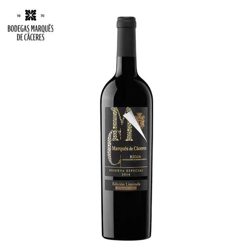 【MC卡塞里侯爵】珍藏陈酿（2014珍藏版）干红葡萄酒 全球最受推崇的50大葡萄酒品牌之一 西班牙原瓶进口 DOCa 24个月法国橡木桶陈酿 18个月瓶内陈化 宴请与送礼品质之选 年份随机发货 商品图1