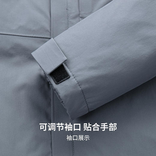 【含鸭绒】圣得西男士保暖工装羽绒服2025秋新款可拆卸帽百搭外套 商品图10