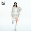 P&X设计师女装2025秋季木耳法式时尚两件套装短裙825314160 灰色 商品缩略图1