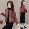 QYM 19C24103-Y小香风外套条纹格子短款上衣时尚休闲 商品缩略图2