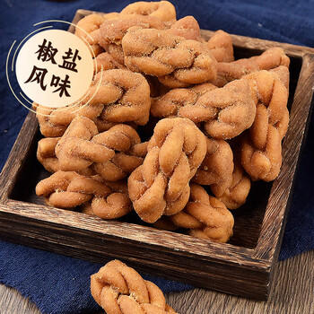 众望小麻花椒盐味520g /袋独立小包装儿童休闲零食小吃中式糕点 /休闲食品 /中式糕点 /麻花 商品图8