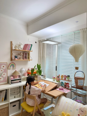 抄作业!7㎡儿童房这样布置，实用明亮全拿捏
