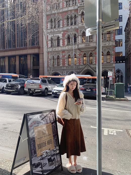 金蘑菇菇 Le jour你的女友 娇柔感大毛衣 / 进口幼马海毛30羊毛 商品图1