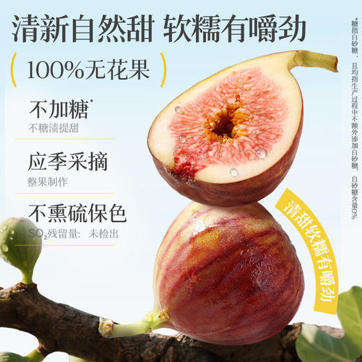 【满299减210】百草味一个水果无花果干65g 商品图2