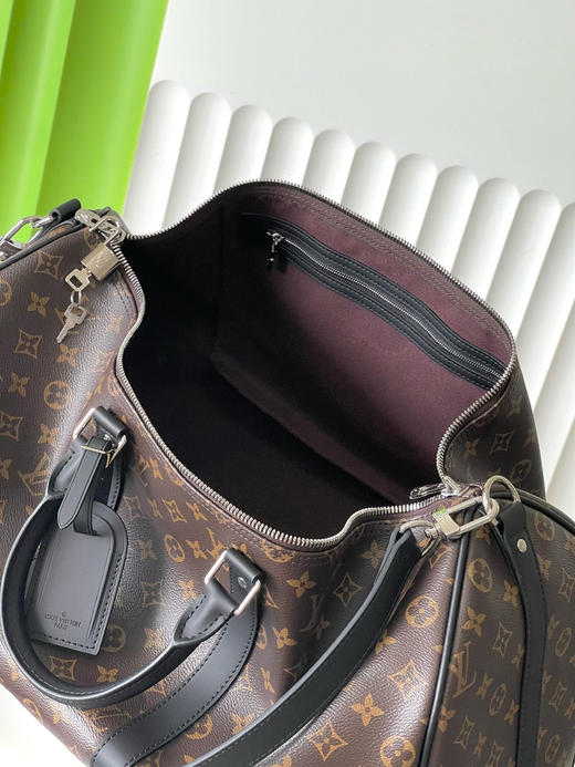夏季特惠💰950 原单LV M56712 尺寸：50×29×22cm KEEPALL 老花旅行袋 变码芯片 商品图7