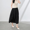 「高货wl」全新升级【铂金会员293/天猫389/差价96】(42208)洛诗琳高级感不规则褶皱半身裙2025夏季高腰大摆半身裙女 商品缩略图2