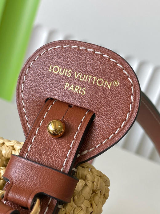 夏季特惠💰1000 原单LV M14217 尺寸：18×16×12cm ALL IN BB 编织水桶包 变码芯片 商品图4