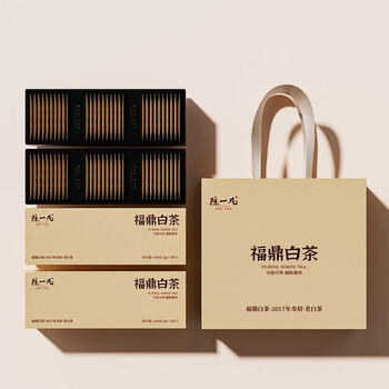 陈一凡 福鼎白茶 茶叶礼盒白茶寿眉小茶饼送长辈便捷自饮礼盒装300g /水饮冲调 /茗茶 /白茶 商品图2