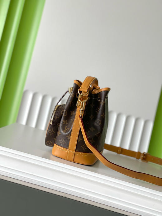 夏季特惠💰930 原单LV M14017 尺寸：24×22×16cm NOÉ CARGO 老花水桶包 变码芯片 商品图1