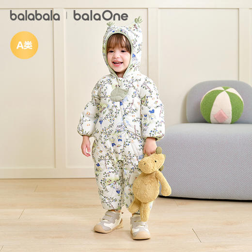巴拉巴拉balaOne宝宝羽绒服连体衣2025新款冬装保暖萌趣时尚新颖 商品图1