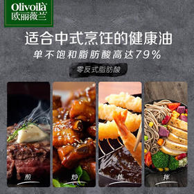 欧丽薇兰（Olivoila）纯正橄榄油718ml*2 高端进口食用油 节日团购福利 /粮油调味 /食用油 /橄榄油