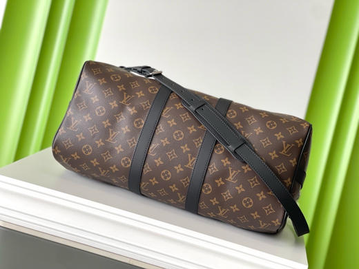 夏季特惠💰900 原单LV M56711 尺寸：45×27×20cm KEEPALL 老花旅行袋 变码芯片 商品图3
