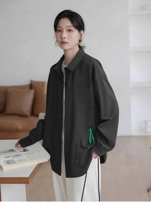 （小眠专属）Schenvega户外山系情侣骨鸟格三防衬衣外套 B49-4217 商品图5