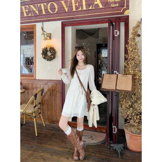 【189元任选2件】最后一波现货！法式蕾丝边连衣裙 商品图3