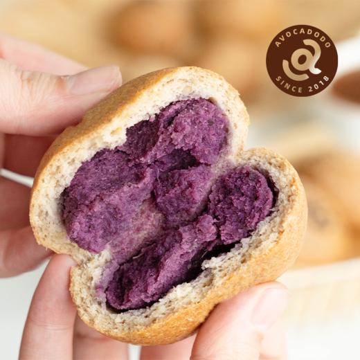 Avocadodo餐包芋泥紫薯椰蓉红豆3块面包不加奶小麦敏宝桥本早餐 商品图1