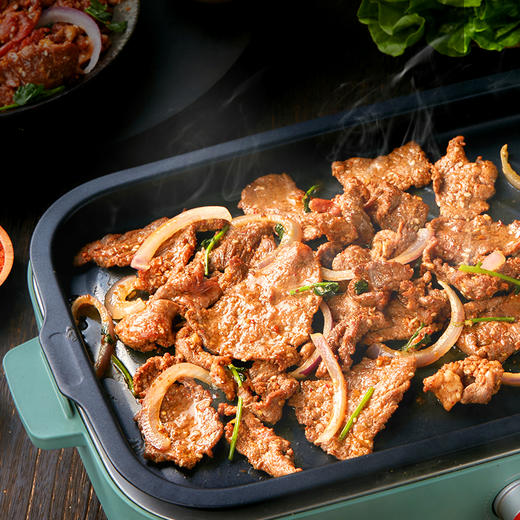 【8袋更值❗️安格斯烤牛肉150g/袋】优选品质牛肉，肉嫩多汁，肥瘦相间，制作简单，煎烤常备，牛腿肉炒菜家庭免腌拌肉烧烤春游冷冻 商品图1