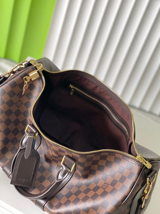 夏季特惠💰900 原单LV N41418 尺寸：45×27×20cm KEEPALL 啡格旅行袋 变码芯片 商品图7
