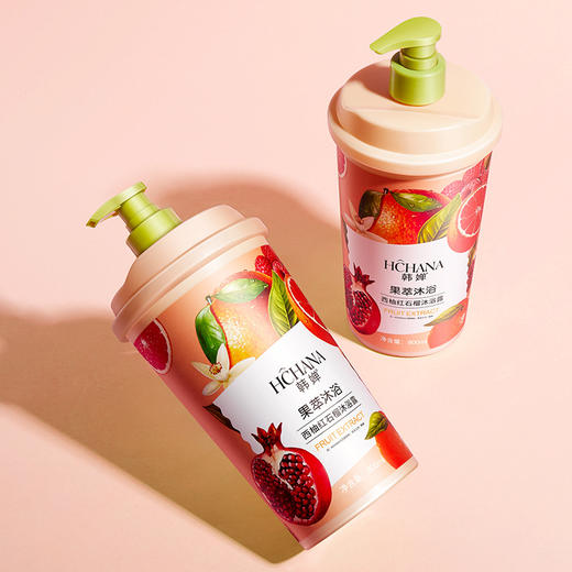 【超值2瓶装！浴室里的果香SPA🍊】韩婵西柚红石榴沐浴露✨800ml大容量，留香一整天！植物精华💧排浊嫩肤，洗出水润光滑肌～ 商品图3